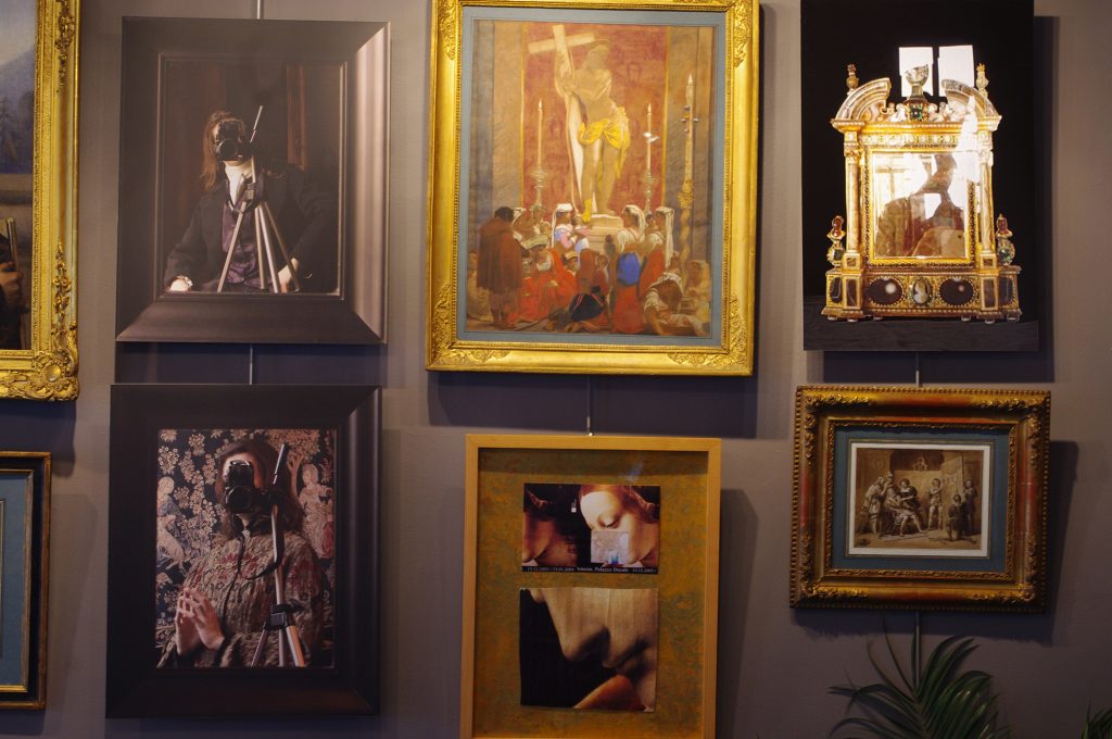 Vue de l'exposition Ars Memoriae à la Galerie La nouvelle Athènes, Paris, été 2014