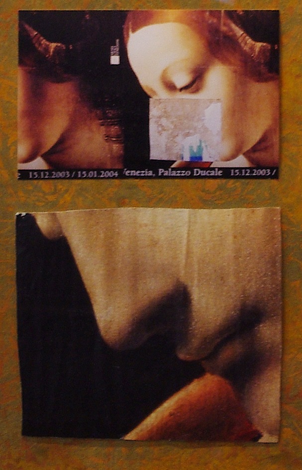 Madonna Litta, vue d'ensemble avec photographie et affiche découpée, 2002-2003
