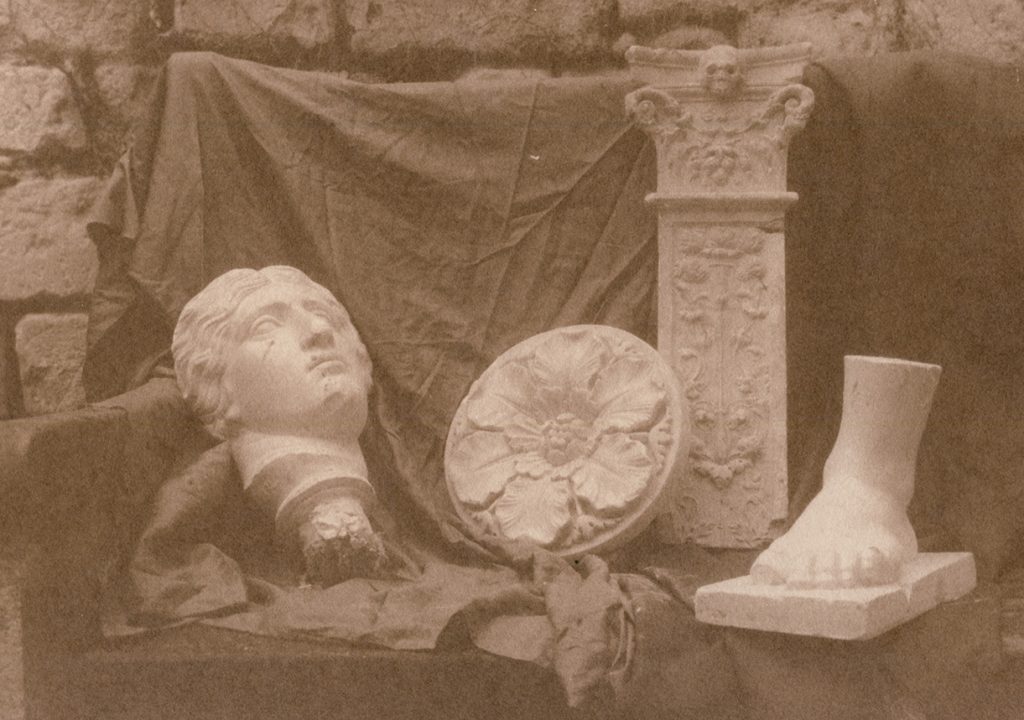 Étude de Plâtres [1845], 2017 Papier salé d'après négatif numérique