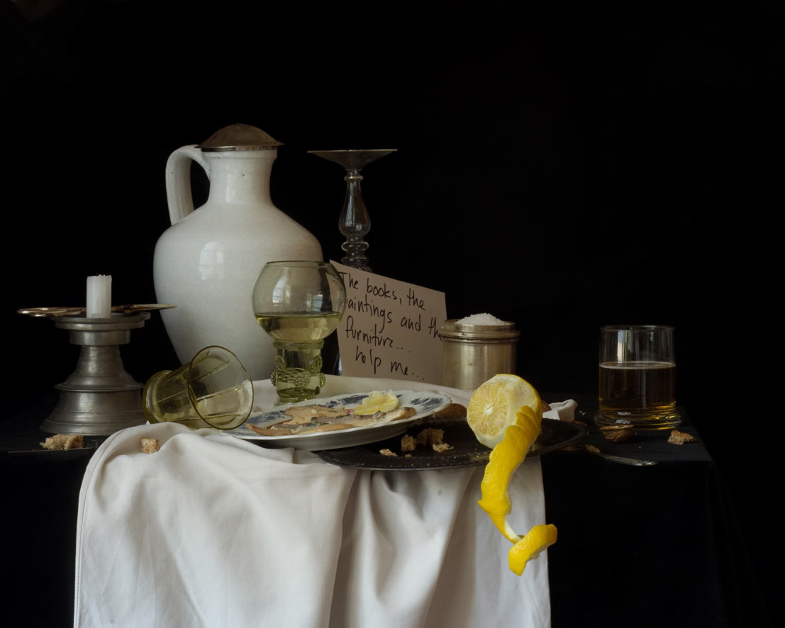 Photographie Les livres, les tableaux et les meubles... aide-moi, 40x60 cm, 2011