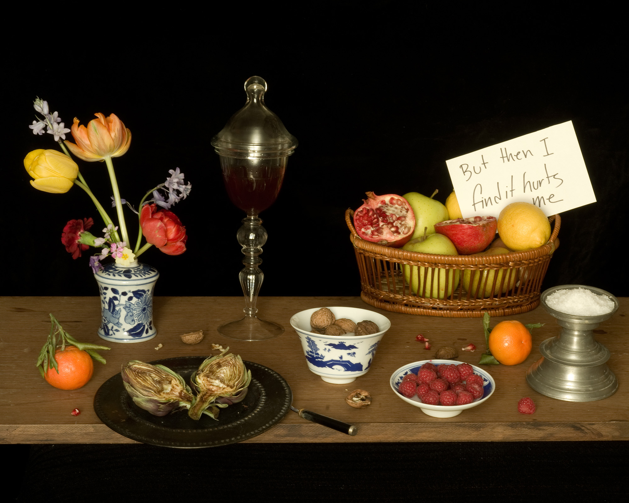 Photographie Mais après je me rends compte que ça me fait mal, 50x40 cm, 2011